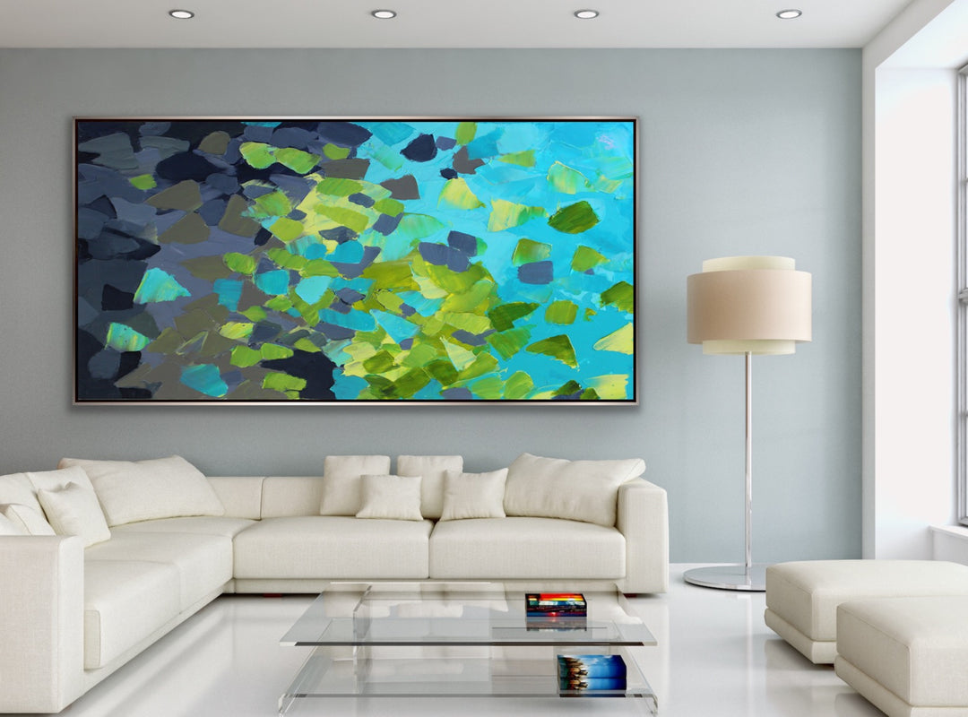 Abundance  - Original Contemporary Modern Abstract Paintings by Preethi Arts