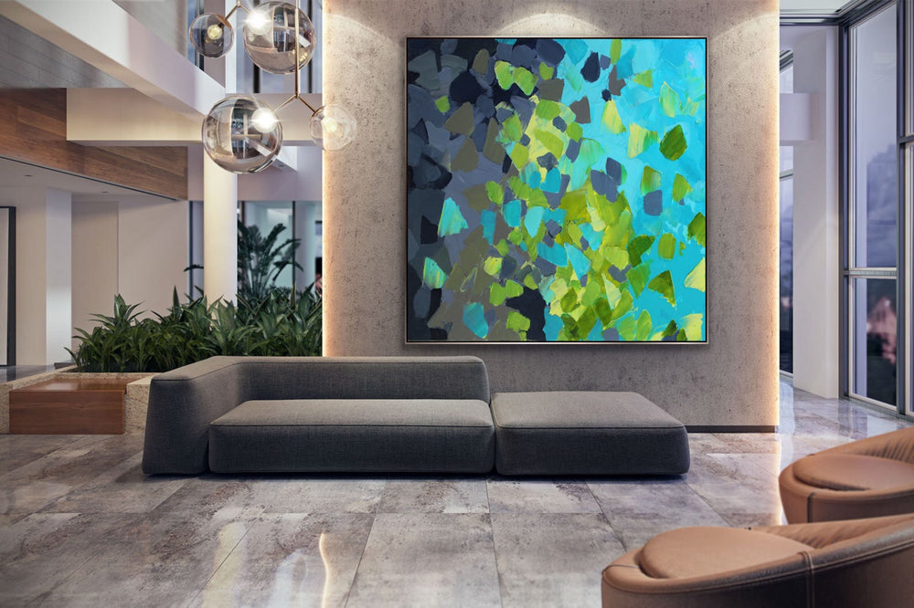 Abundance - Custom Art - Original Contemporary Modern Abstract Paintings by Preethi Arts