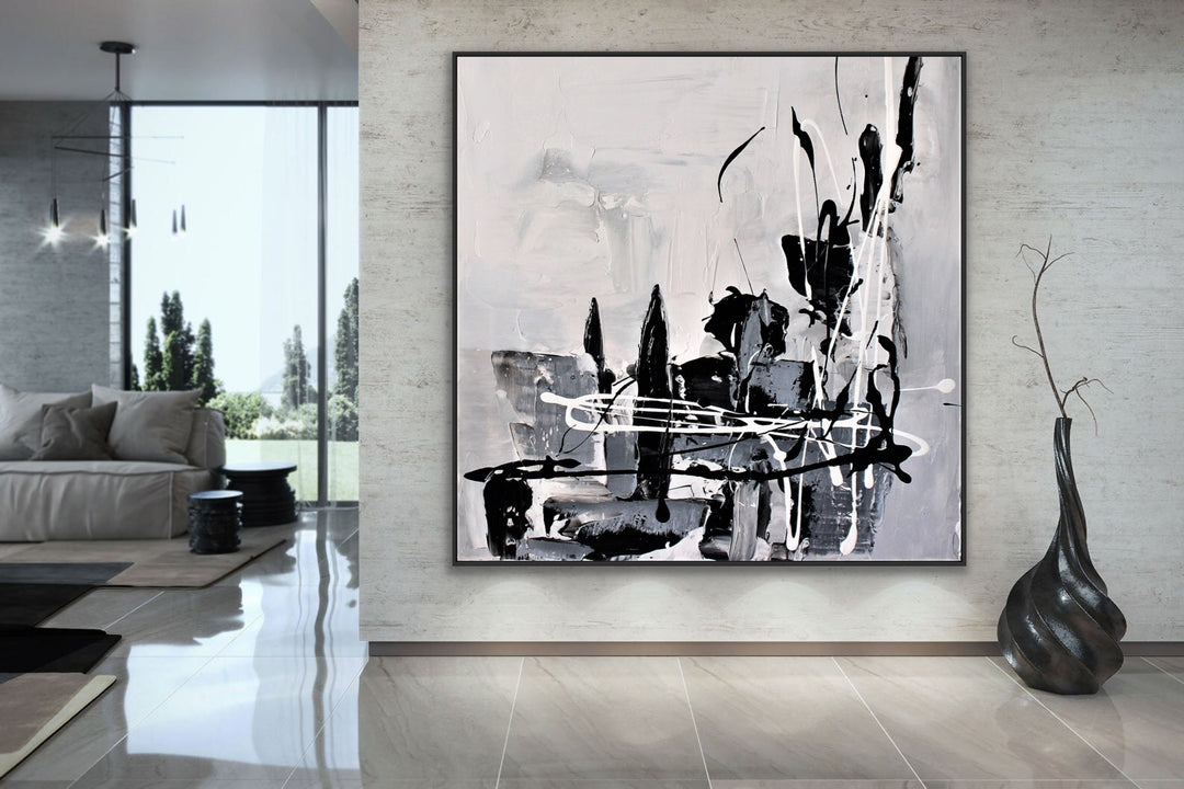 Crazy move 2  - Original Contemporary Modern Abstract Paintings by Preethi Arts