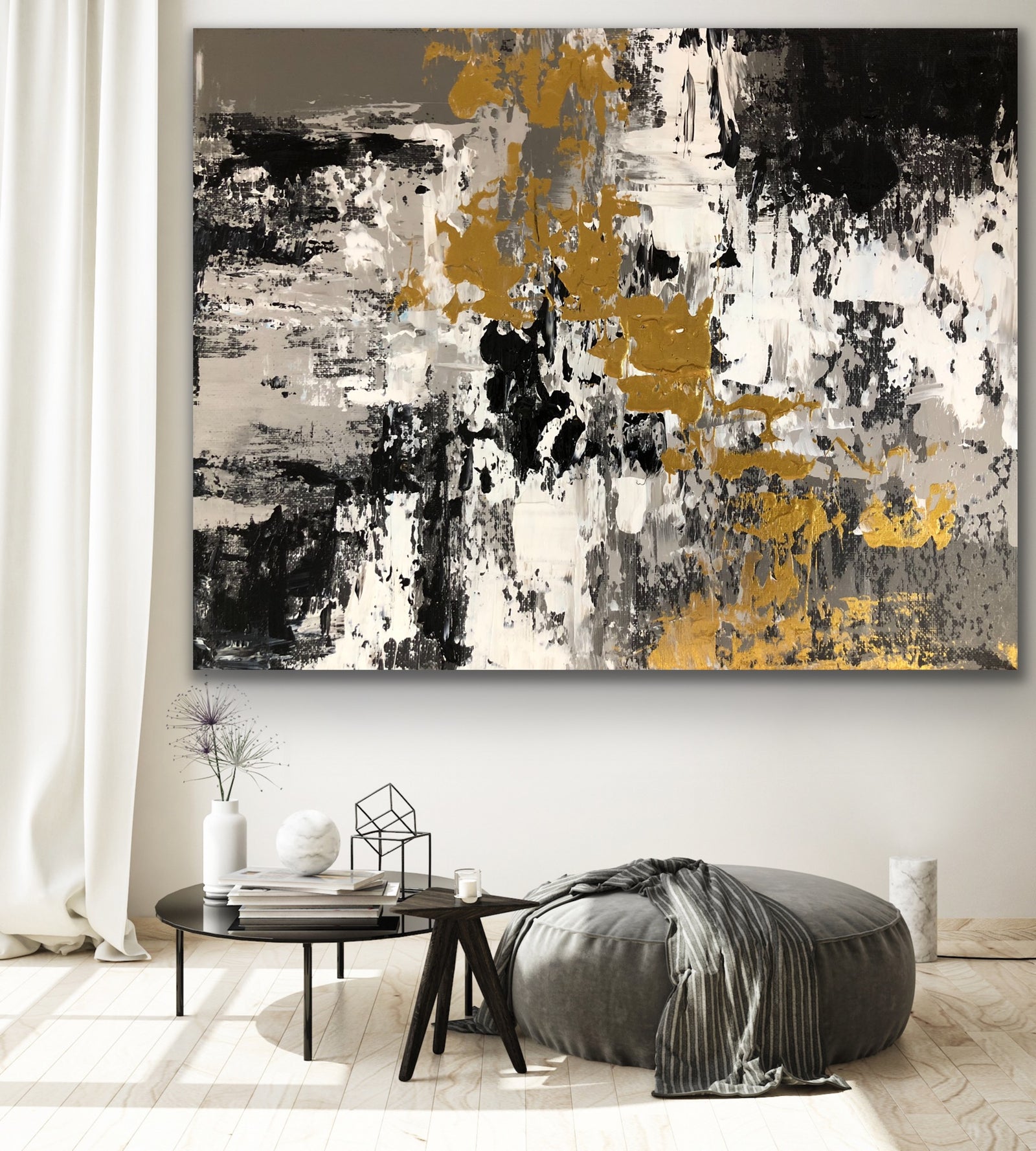 Nobel  - Abstract painting, Minimalist Art, Framed painting, Wall Art, Wall Decor, Large painting, Local Artist