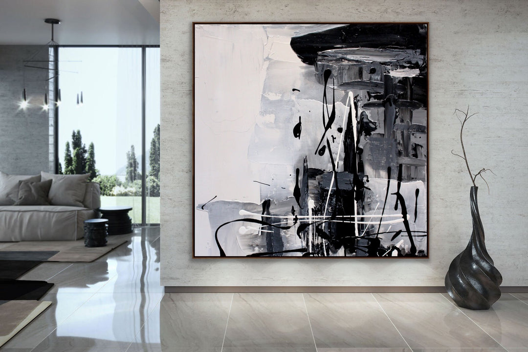 Crazy move 3  - Original Contemporary Modern Abstract Paintings by Preethi Arts