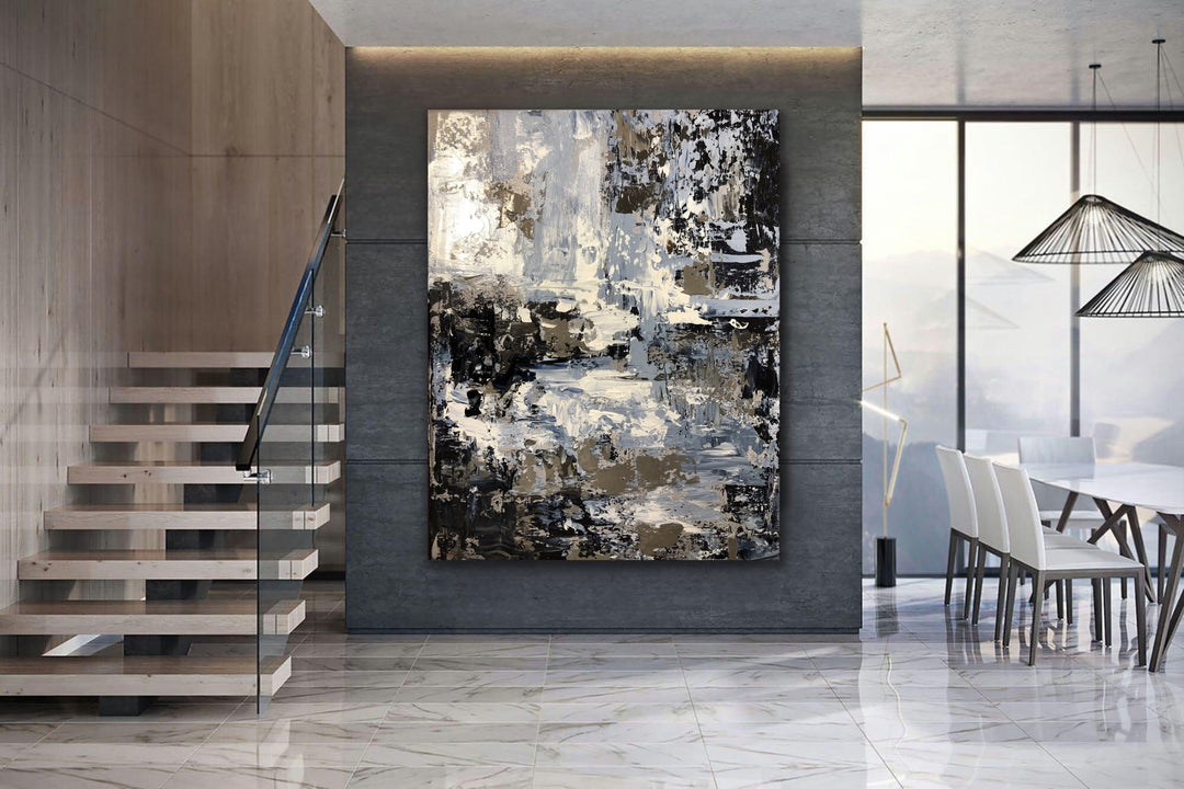 Vacation  - Abstract painting, Minimalist Art, Framed painting, Wall Art, Wall Decor, Large painting, Local Artist