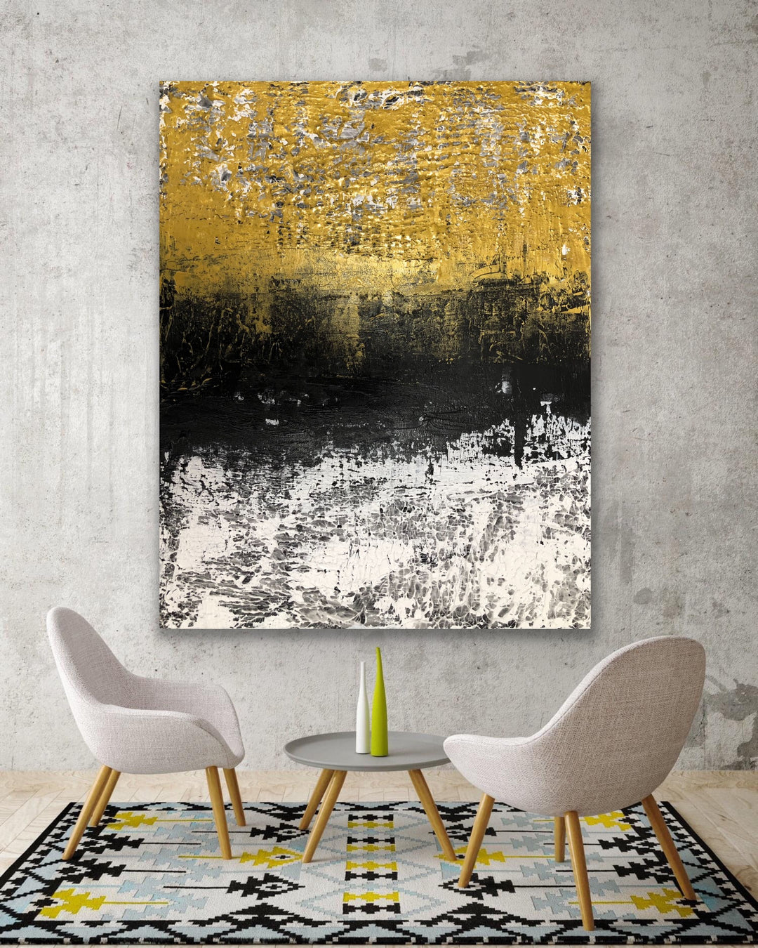 Regal - Custom Art - Abstract painting, Minimalist Art, Framed painting, Wall Art, Wall Decor, Large painting, Local Artist