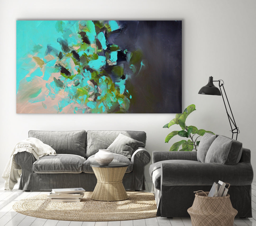Devotion  - Original Contemporary Modern Abstract Paintings by Preethi Arts