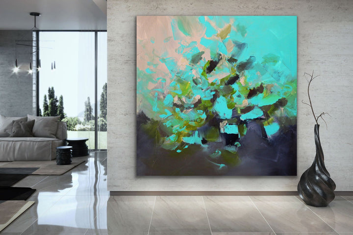 Devotion - Custom Art - Original Contemporary Modern Abstract Paintings by Preethi Arts