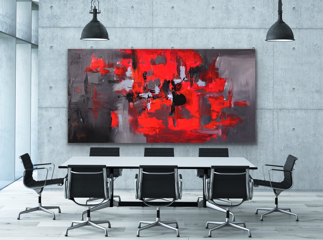 Empower  - Original Contemporary Modern Abstract Paintings by Preethi Arts