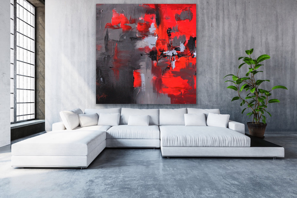 Power - Custom Art - Original Contemporary Modern Abstract Paintings by Preethi Arts
