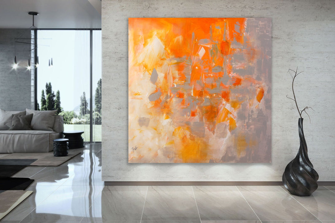 Explode - Custom Art - Original Contemporary Modern Abstract Paintings by Preethi Arts
