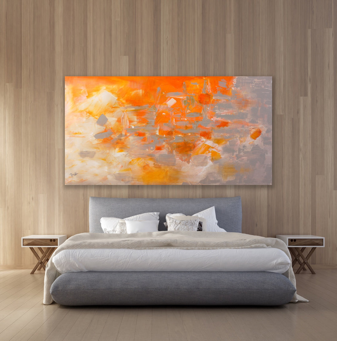 Explode  - Original Contemporary Modern Abstract Paintings by Preethi Arts