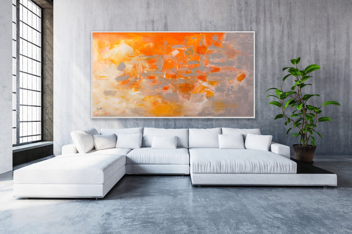 Explode - Custom Art - Original Contemporary Modern Abstract Paintings by Preethi Arts