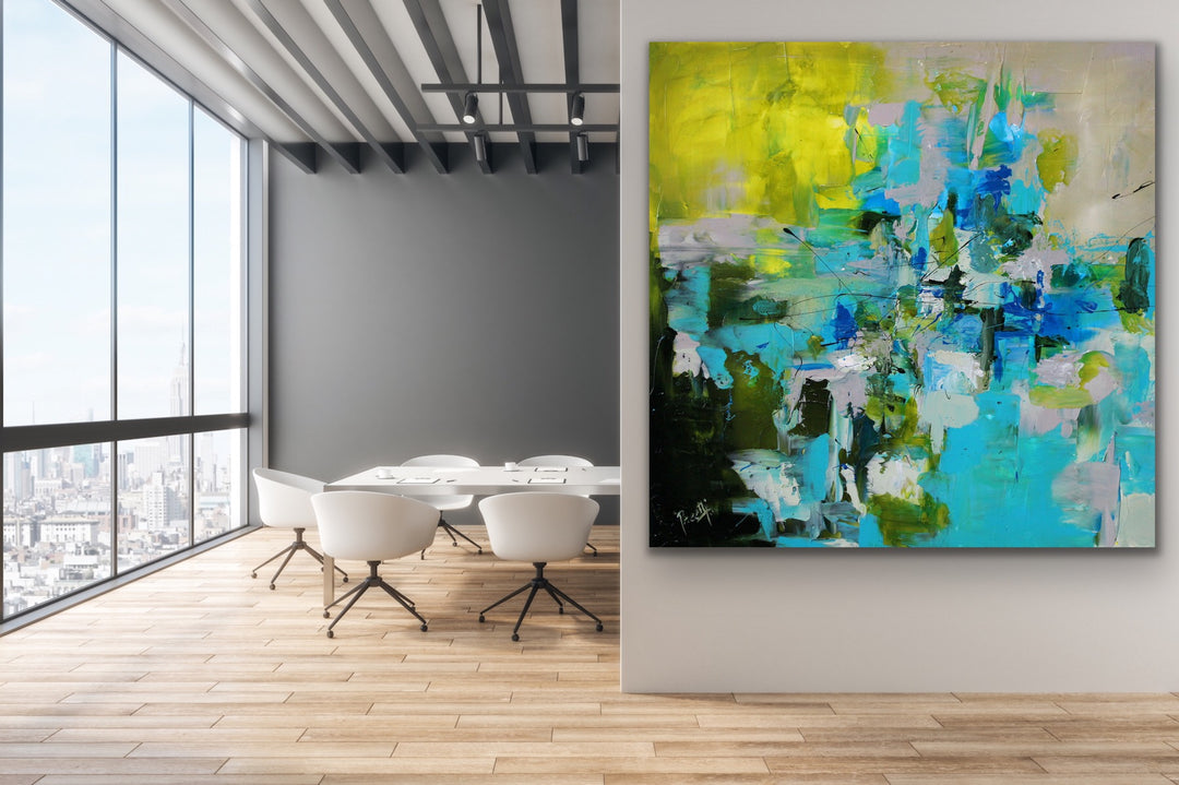 Fidelity - Custom Art - Original Contemporary Modern Abstract Paintings by Preethi Arts