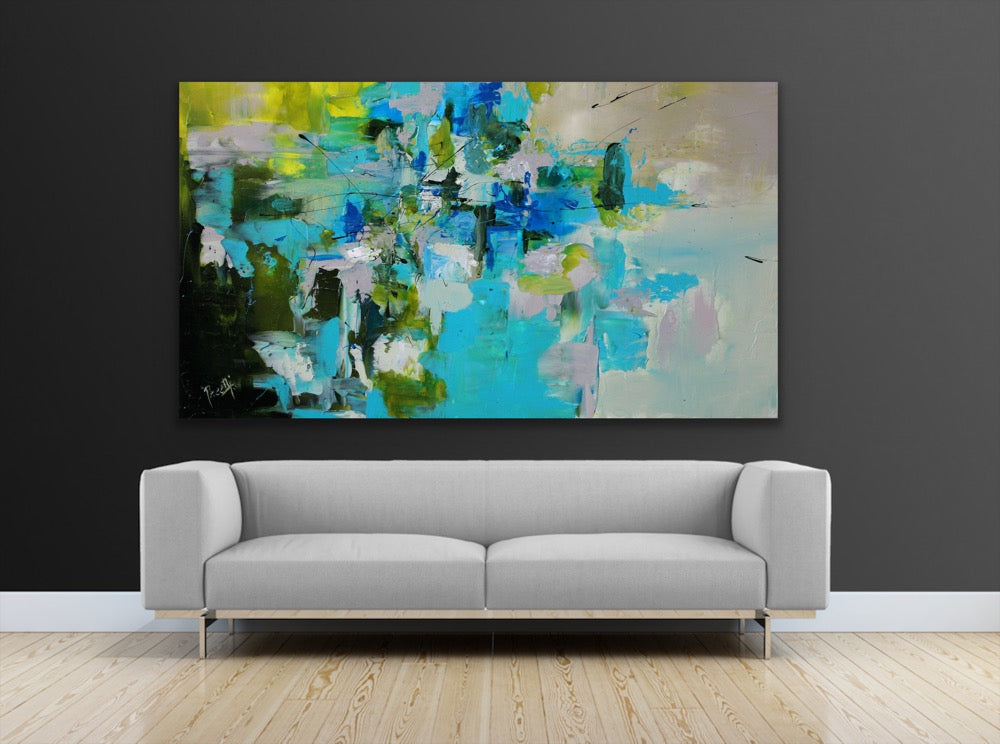 Fidelity - Custom Art - Original Contemporary Modern Abstract Paintings by Preethi Arts