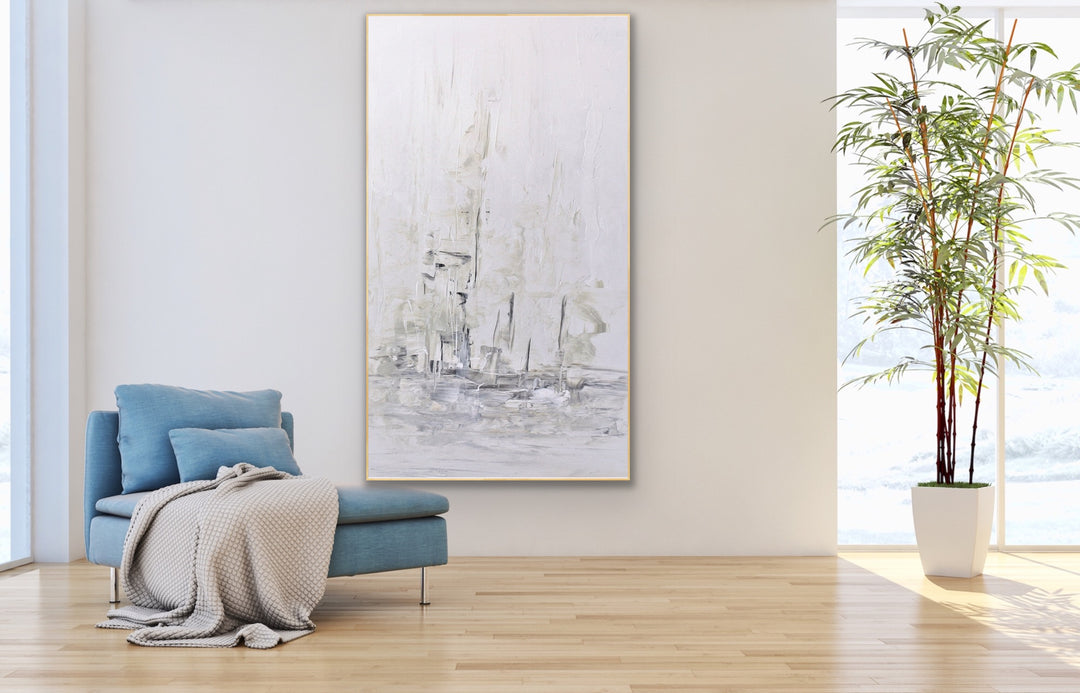 Frost  - Original Contemporary Modern Abstract Paintings by Preethi Arts
