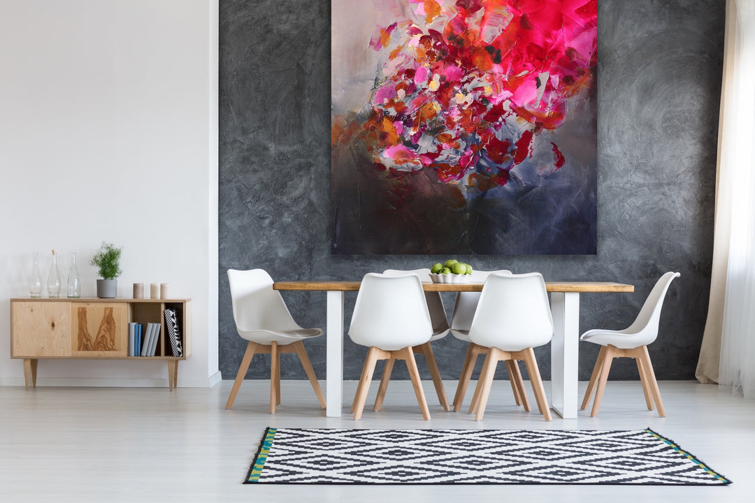Garnet - Custom Art - Original Contemporary Modern Abstract Paintings by Abstract painting, Minimalist Art, Framed painting, Wall Art, Wall Decor, Large painting, Local Artist
