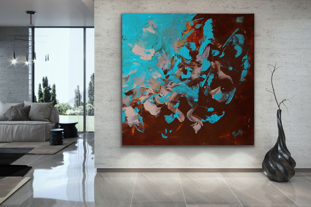 Generous - Custom Art - Original Contemporary Modern Abstract Paintings by Preethi Arts