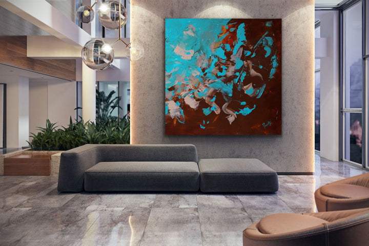 Generous - Custom Art - Original Contemporary Modern Abstract Paintings by Preethi Arts