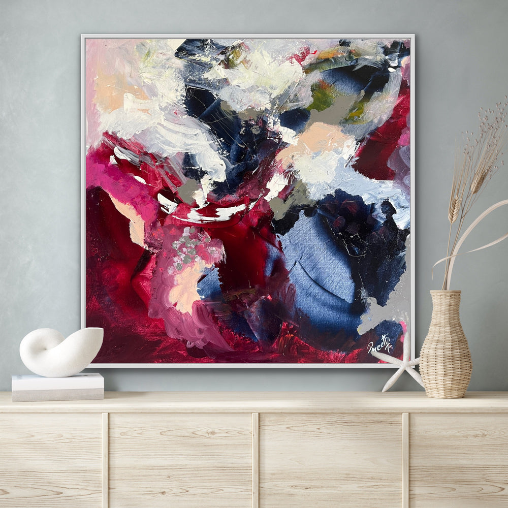 Infatuation - 24x24 - Abstract painting, Modern Art, Wall art, Canvas painting, Framed art, Minimalist art