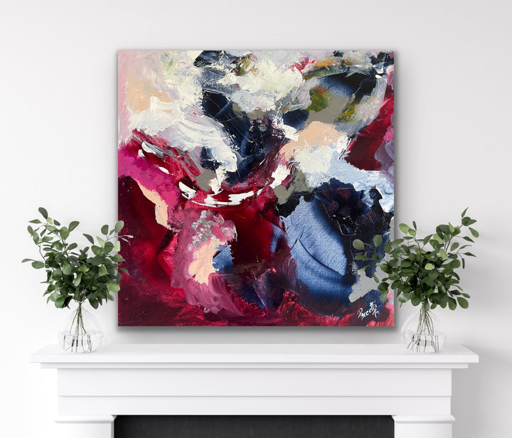 Infatuation - 24x24 - Abstract painting, Modern Art, Wall art, Canvas painting, Framed art, Minimalist art