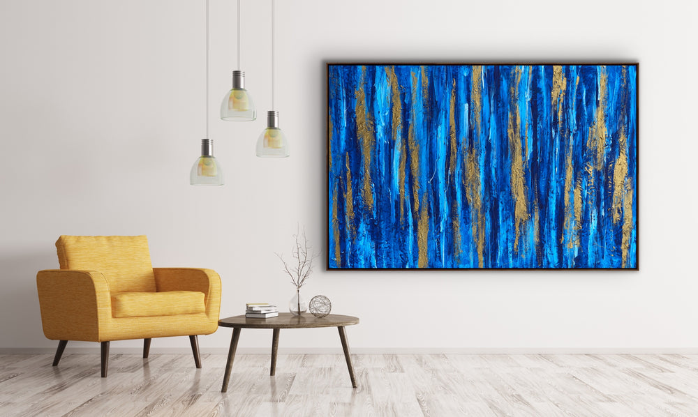 Glitz - Custom Art - Original Contemporary Modern Abstract Paintings by Abstract painting, Minimalist Art, Framed painting, Wall Art, Wall Decor, Large painting, Local Artist