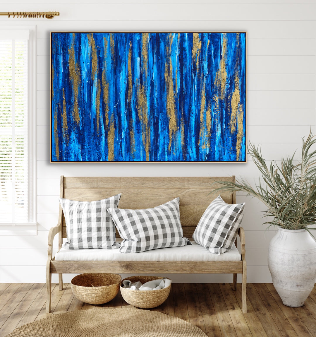 Glitz  - Original Contemporary Modern Abstract Paintings by Abstract painting, Minimalist Art, Framed painting, Wall Art, Wall Decor, Large painting, Local Artist