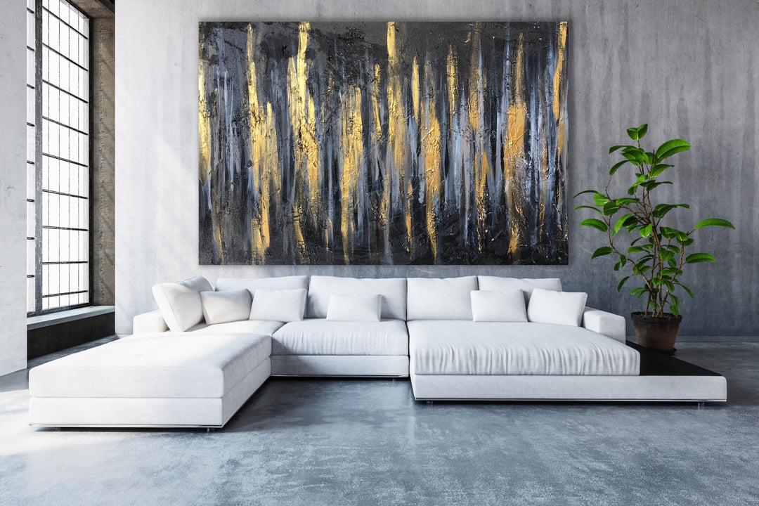 Shiny - Custom Art - Original Contemporary Modern Abstract Paintings by Abstract painting, Minimalist Art, Framed painting, Wall Art, Wall Decor, Large painting, Local Artist