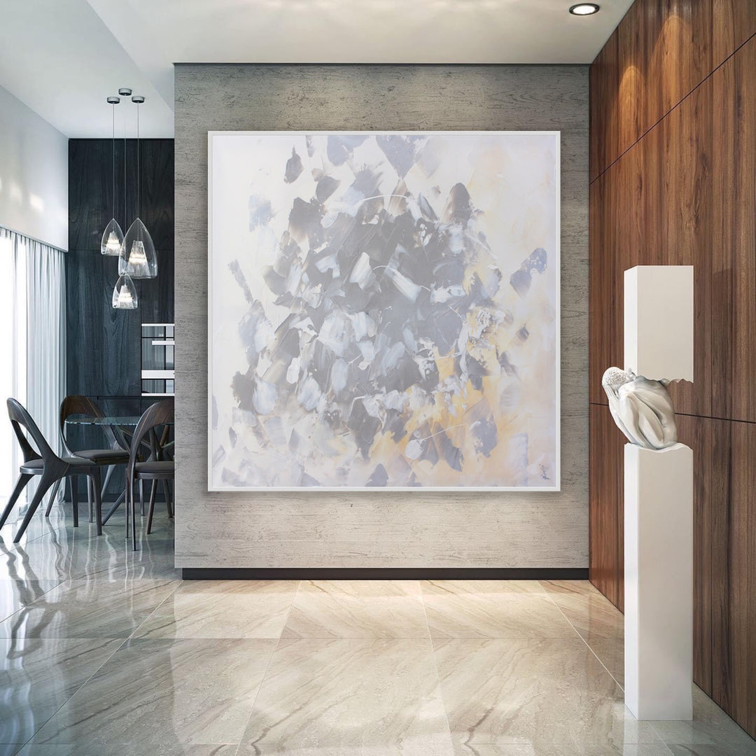 Iceburg  - Original Contemporary Modern Abstract Paintings by Abstract painting, Minimalist Art, Framed painting, Wall Art, Wall Decor, Large painting, Local Artist