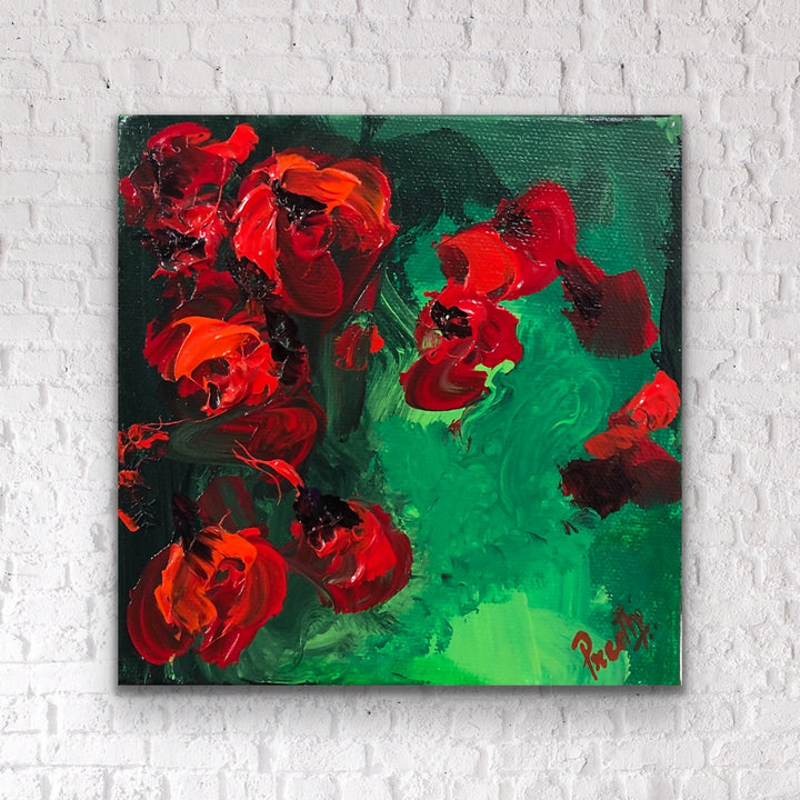 Lovely - 6x6 - Abstract painting, Modern Art, Wall art, Canvas painting, Framed art, Minimalist art