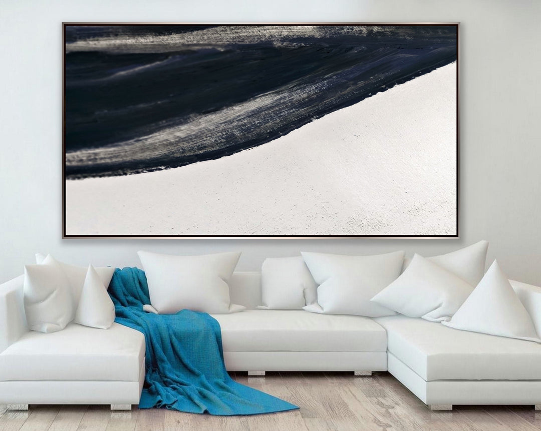 Snowy sea - Custom Art - Modern Art Abstract Paintings Wall Art