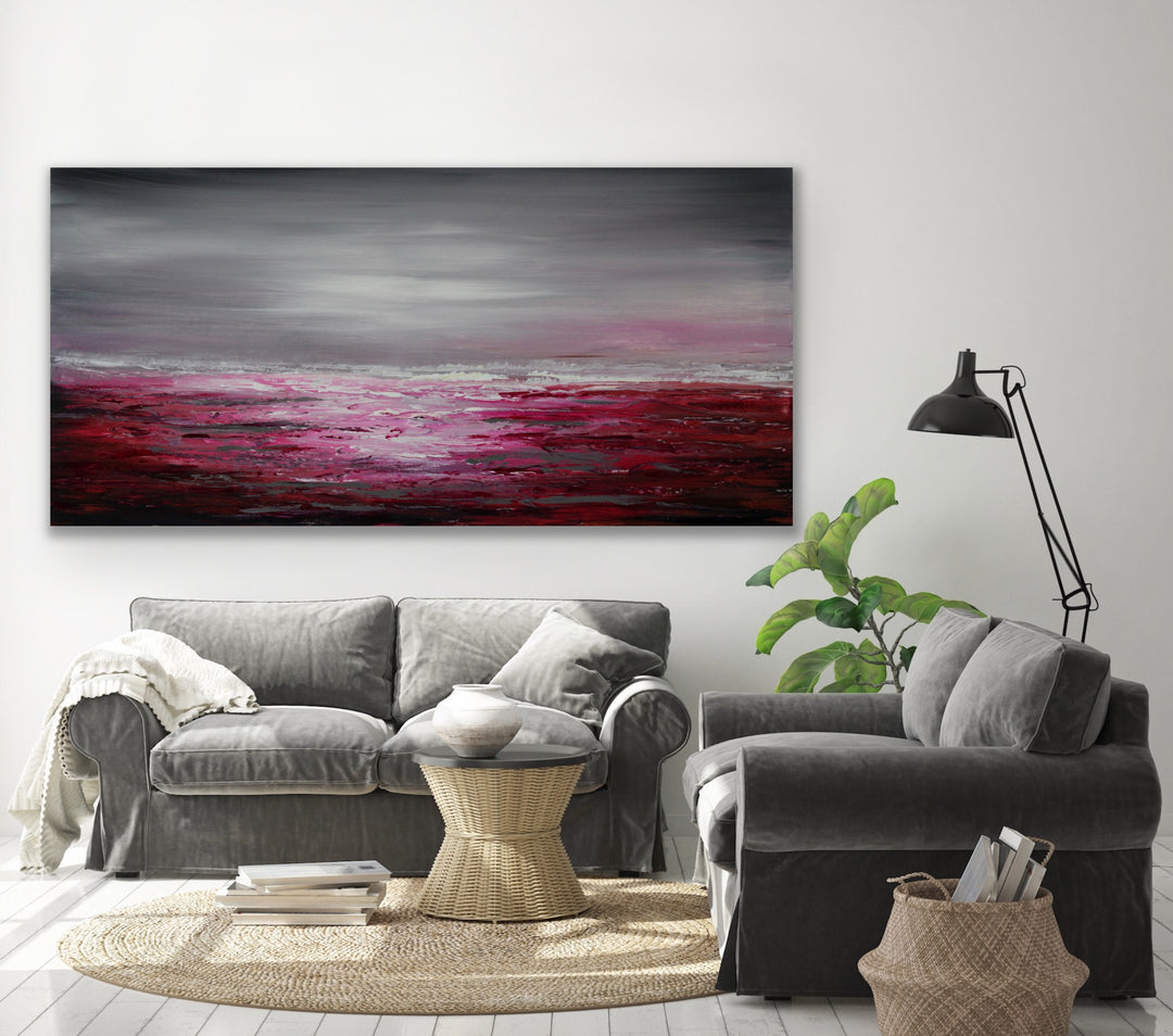 Musical waves  - Original Contemporary Modern Abstract Paintings by Preethi Arts