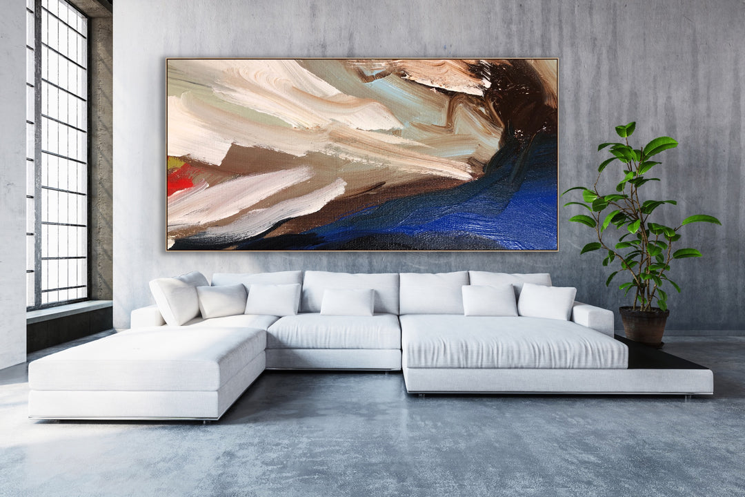 Mountain view - Custom Art - Abstract Painting, Minimalist Art, Framed art Wall Art, Modern art