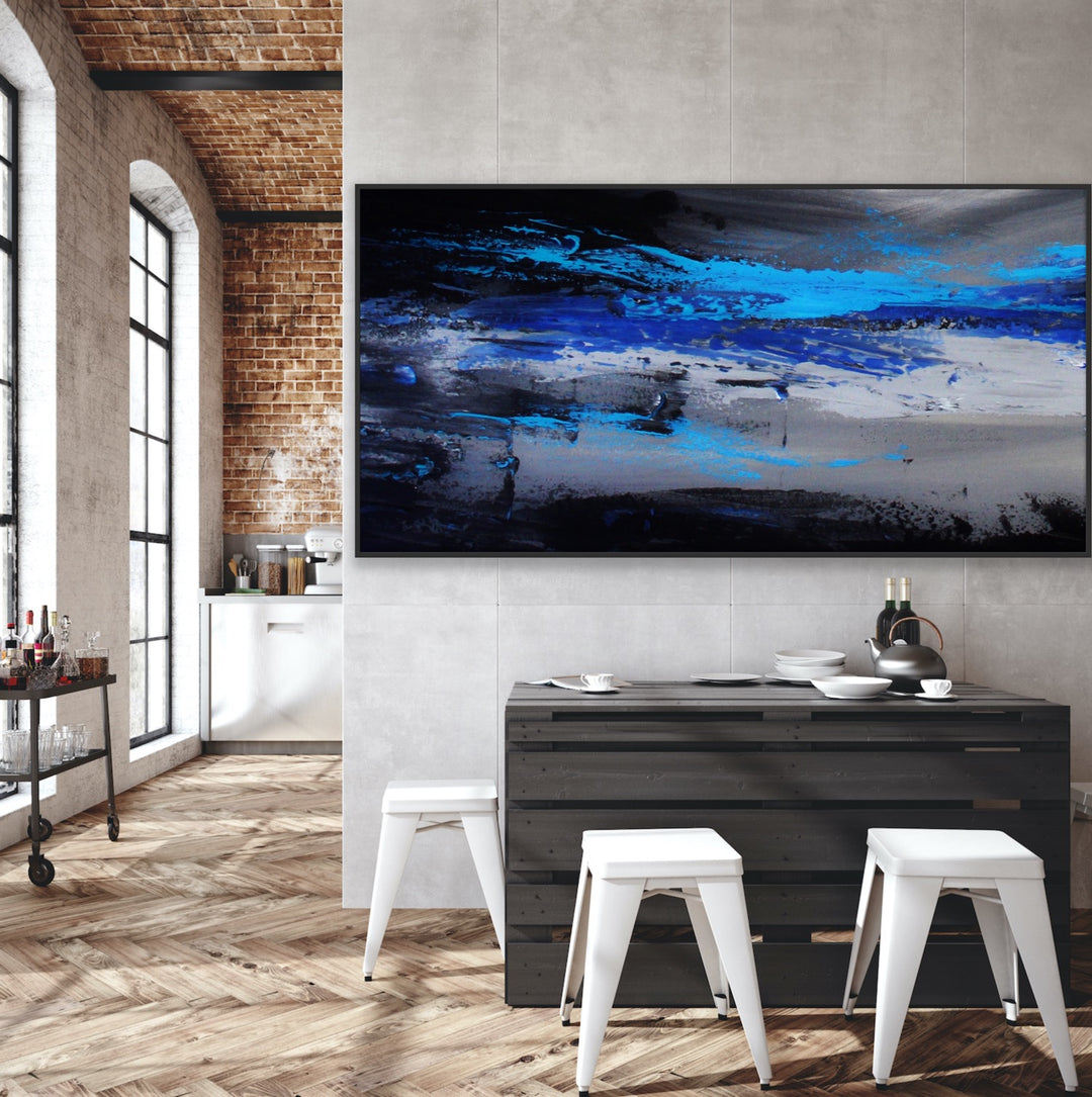 Blue sky- Custom Art - Minimalist art home wall decor