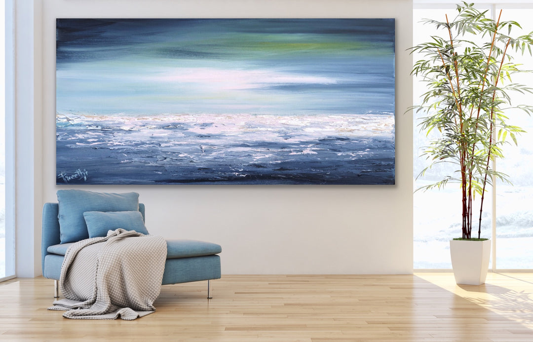 Yesterday  - Original Contemporary Modern Abstract Paintings by Preethi Arts