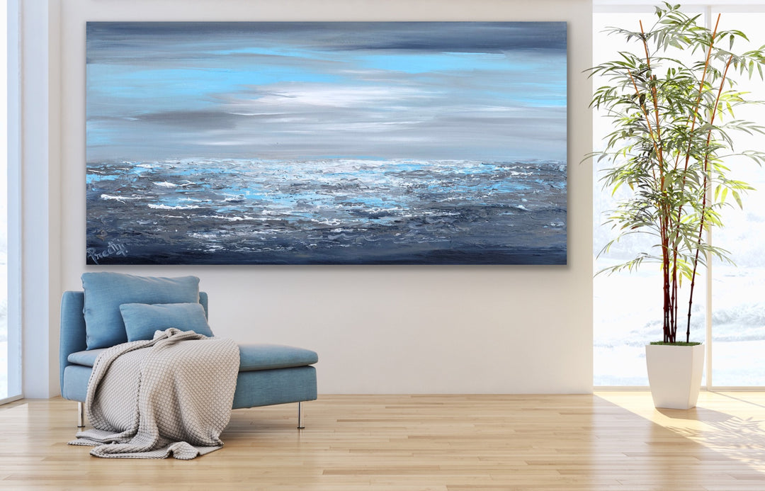 Unforgotten  - Original Contemporary Modern Abstract Paintings by Preethi Arts