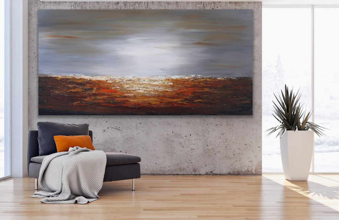 Reach  - Original Contemporary Modern Abstract Paintings by Preethi Arts