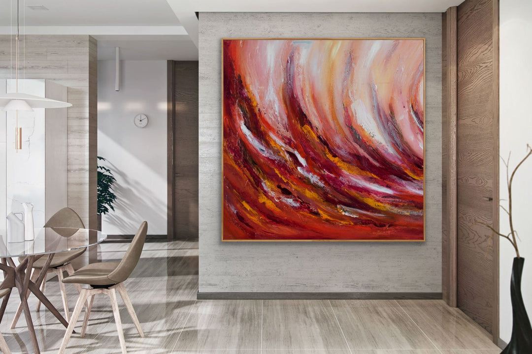 Wild  - Original Contemporary Modern Abstract Paintings by Coastal art, seascape painting, Abstract painting, Minimalist Art, Framed painting, Wall Art, Modern Wall Decor, Large painting, Local Artist