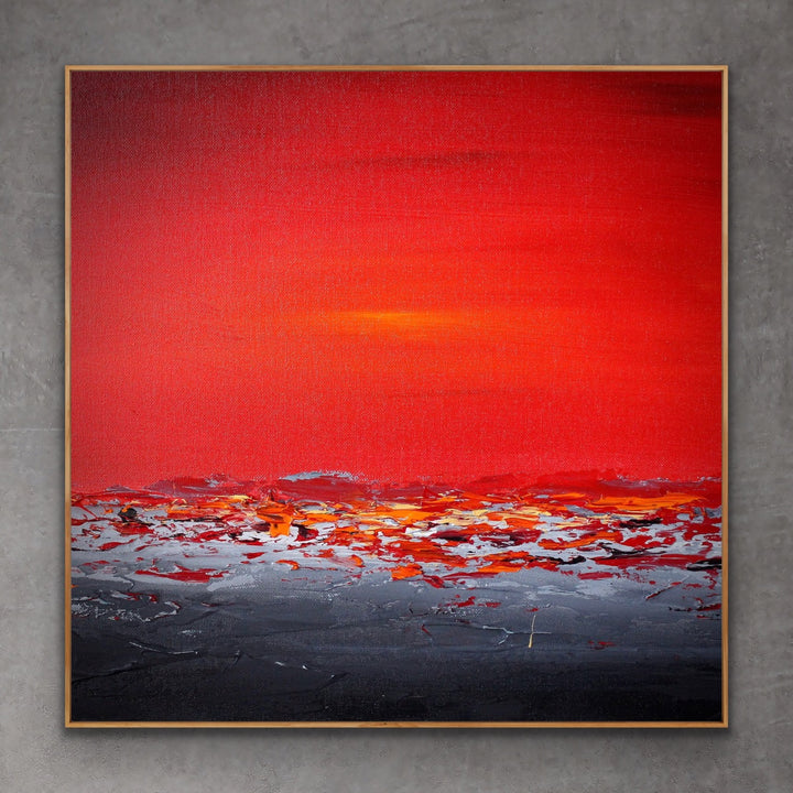 Sunset sea 7 - Custom Art - Original Contemporary Modern Abstract Paintings by Preethi Arts
