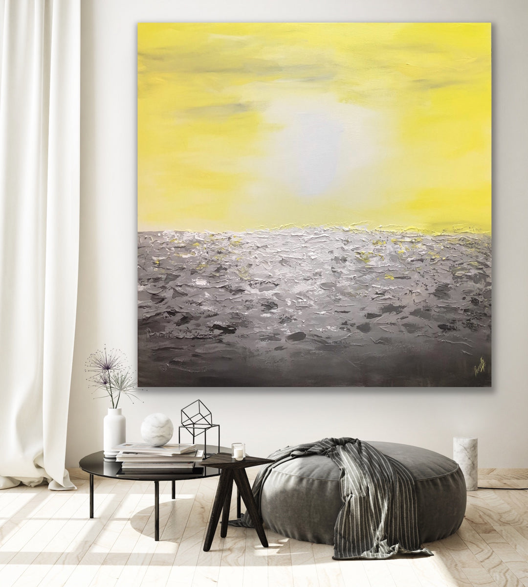 Coastal 2  - Original Contemporary Modern Abstract Paintings by Preethi Arts
