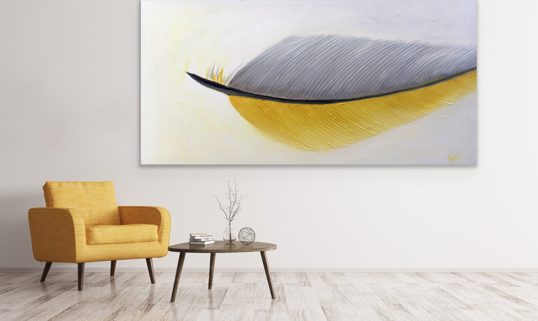 Blissed out- Custom Art - Original Contemporary Modern Abstract Paintings by Preethi Arts