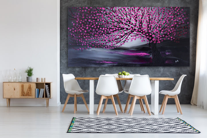 purity tree abstract art - Custom Art - Original Contemporary Modern Abstract Paintings by Preethi Arts