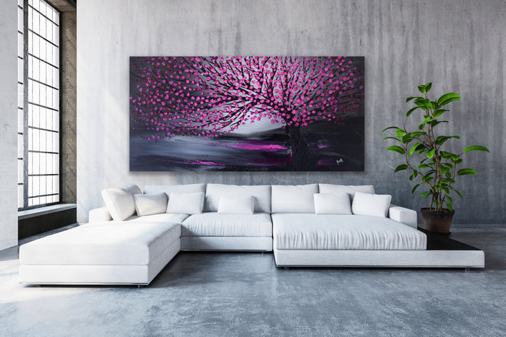 purity tree abstract art - Custom Art - Original Contemporary Modern Abstract Paintings by Preethi Arts