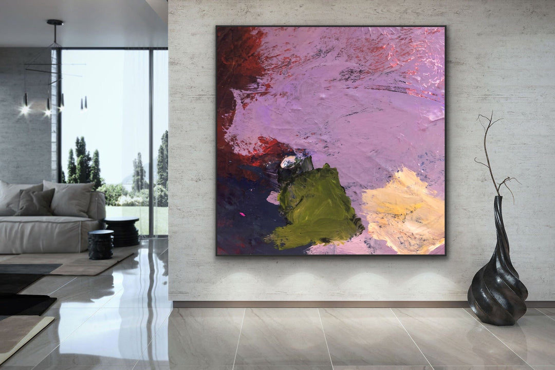 Blush- Custom Art -Abstract painting, Modern Art, Wall art, Canvas painting, Framed art, Minimalist art