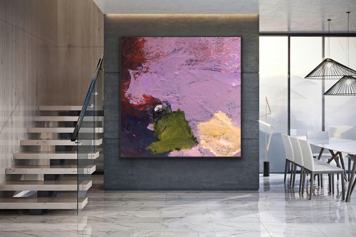 Blush- Custom Art - Original Contemporary Modern Abstract Paintings by Preethi Arts