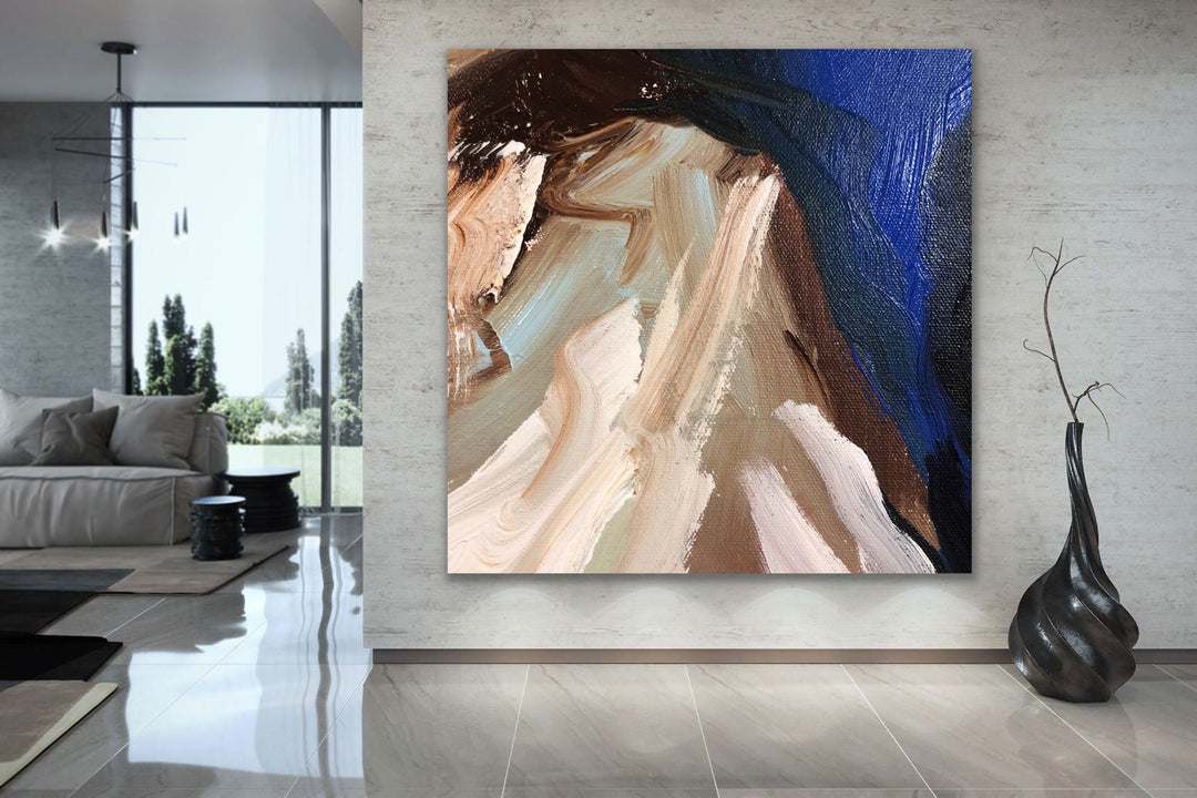 Mountain view  - Original Contemporary Modern Abstract Paintings by Preethi Arts