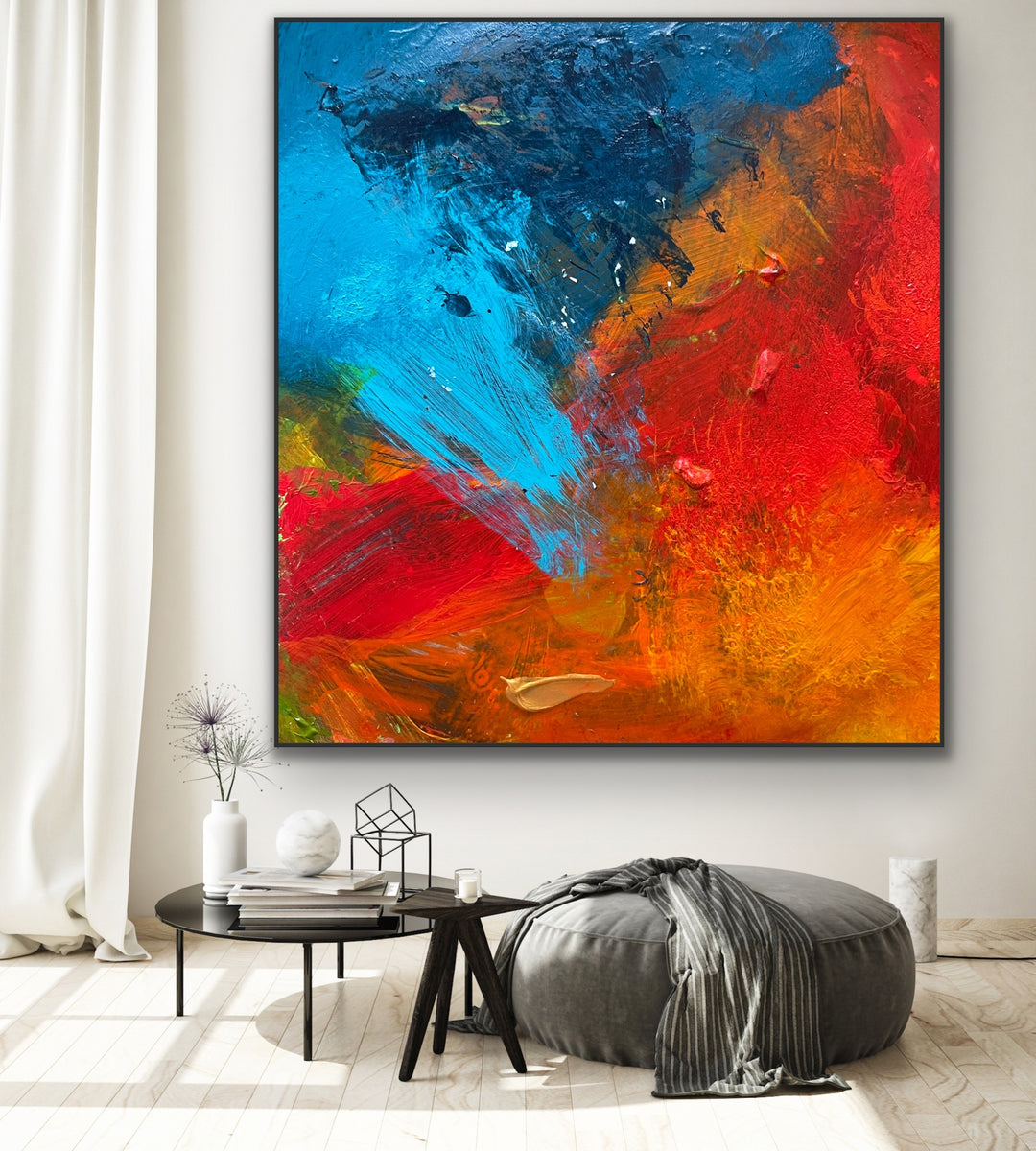 Fascination  - Abstract Painting, Minimalist Art, Framed art Wall Art, Modern art