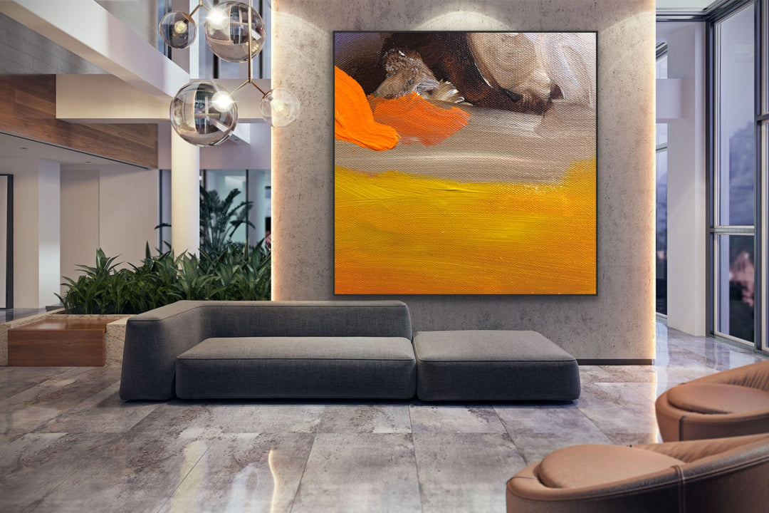 Sunset - Custom Art - Original Contemporary Modern Abstract Paintings by Preethi Arts