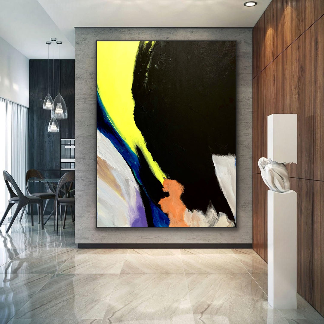 Strong  - Abstract Painting, Minimalist Art, Framed art Wall Art, Modern art