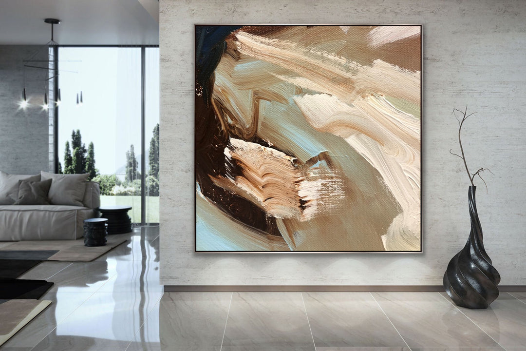 Ocean Hill  - Original Contemporary Modern Abstract Paintings by Preethi Arts