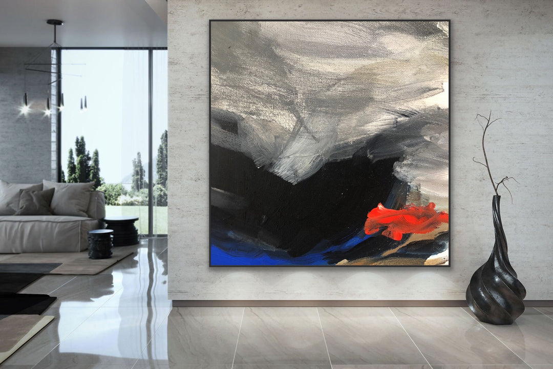 Cloudy  - Original Contemporary Modern Abstract Paintings by Preethi Arts