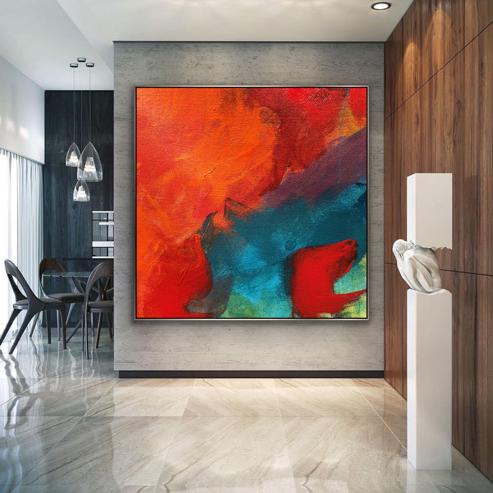 Romance- Custom Art - Original Contemporary Modern Abstract Paintings by Preethi Arts