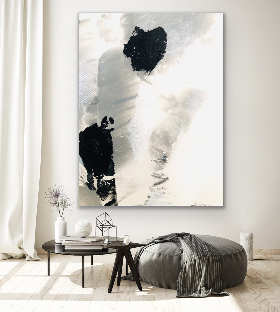 Bonding  - Abstract Painting, Minimalist Art, Framed art Wall Art, Modern art